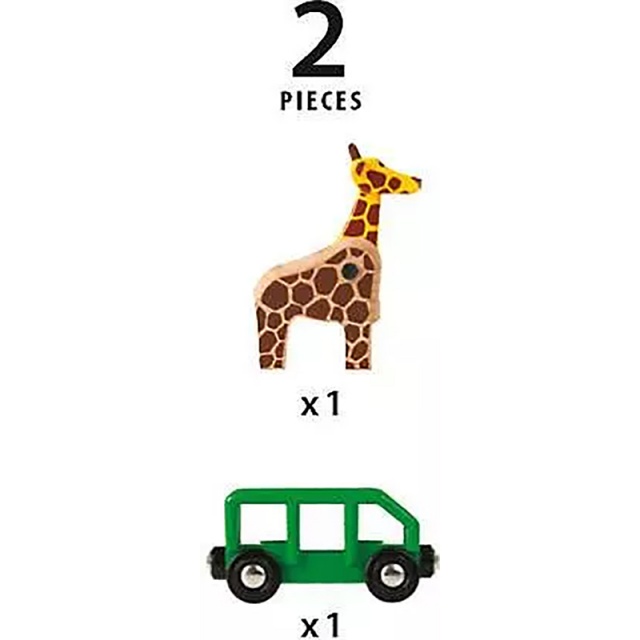 Safari Giraffe & Wagon