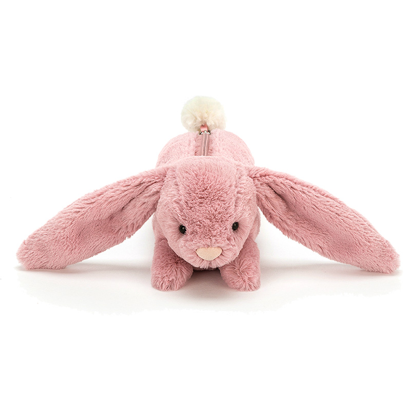 Jellycat Bashful Tulip Pink Bunny Pencil Case Plushpaws Co Uk