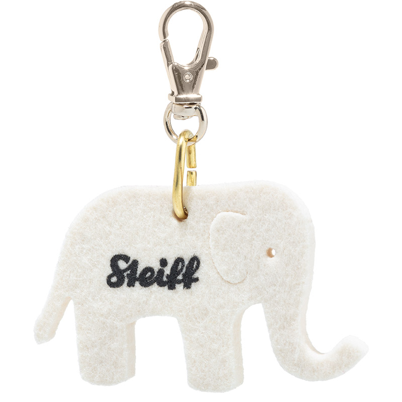 Steiff Felt Elephant Keyring