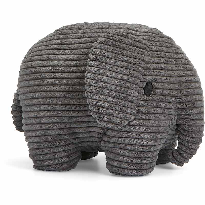 Miffy Corduroy Grey Elephant