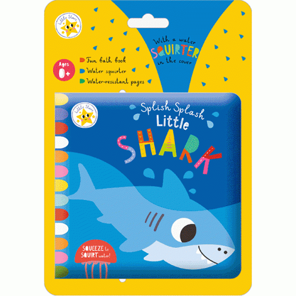 Little Stars Splish Splash Little Shark Bath Book