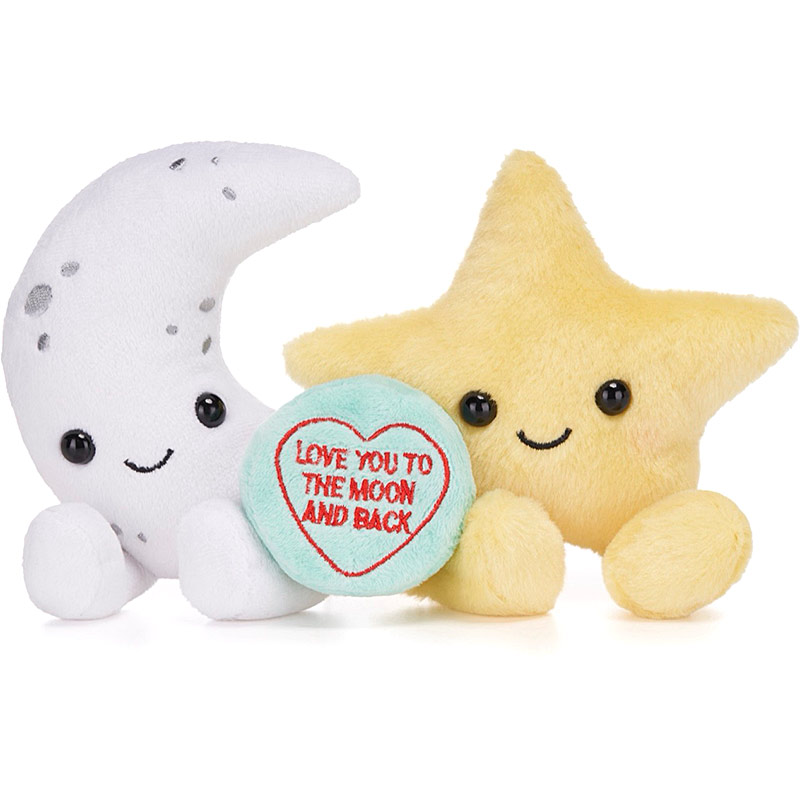 Love Hearts Moon & Star