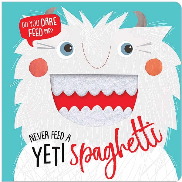 Never Feed a Yeti Spaghetti Book