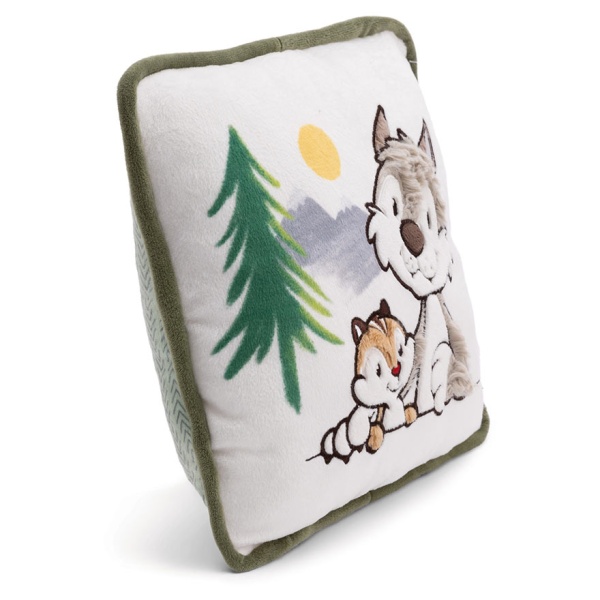 Forest Friends Winny Wolf & Jojo Chipmunk Cushion