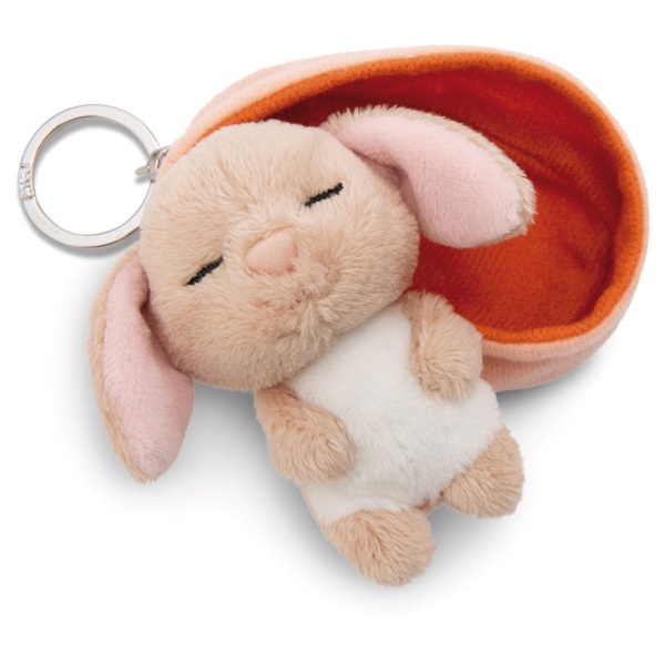 Sleeping Pets Caramel Bunny Keyring