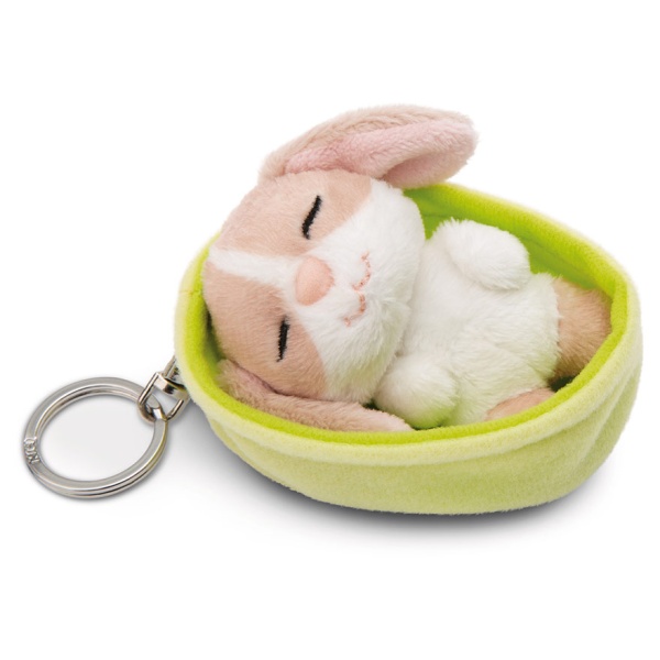 Sleeping Pets Cappuccino Bunny Keyring