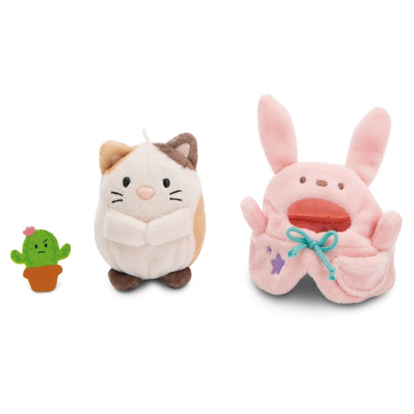 mymochi Angy Cat with Cactus and Bunny Costume