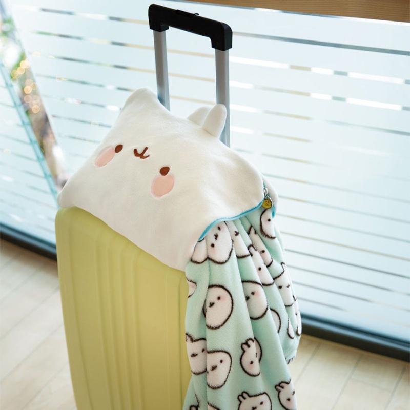 MOLANG Fleece Blanket & Pillow