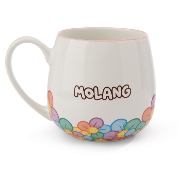 MOLANG Mug with Rainbow Flowers