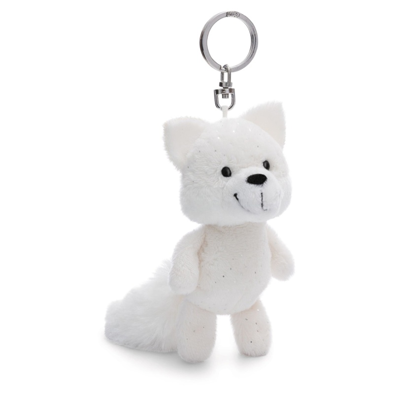 Dreamy Winter Vanja Snow Fox Keyring