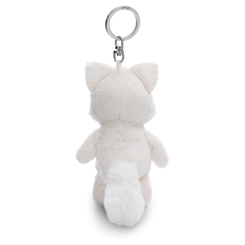 Dreamy Winter Vanja Polar Fox Keyring