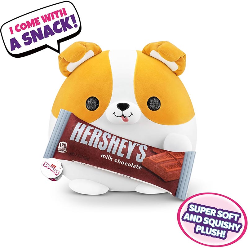 Snackles Benji Corgi with Hershey's Milk Chocolate