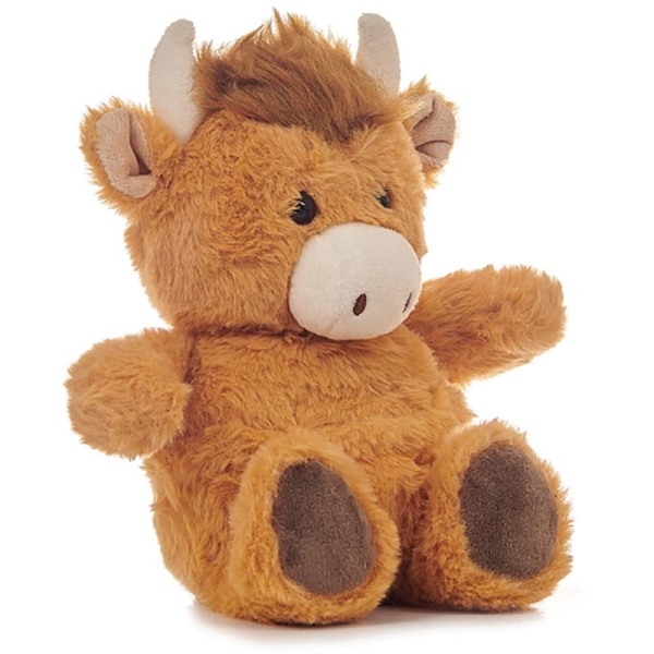 Snuggable Harris Highland Cow Hottie