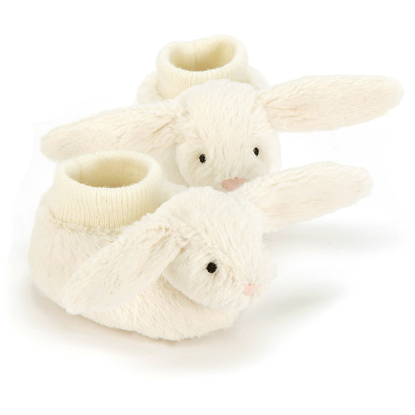 Bashful Cream Bunny Booties