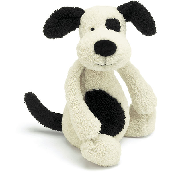 Bashful Black & Cream Puppy Chime