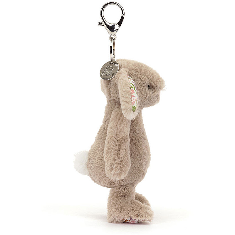 Blossom Beige Petal Bunny Bag Charm