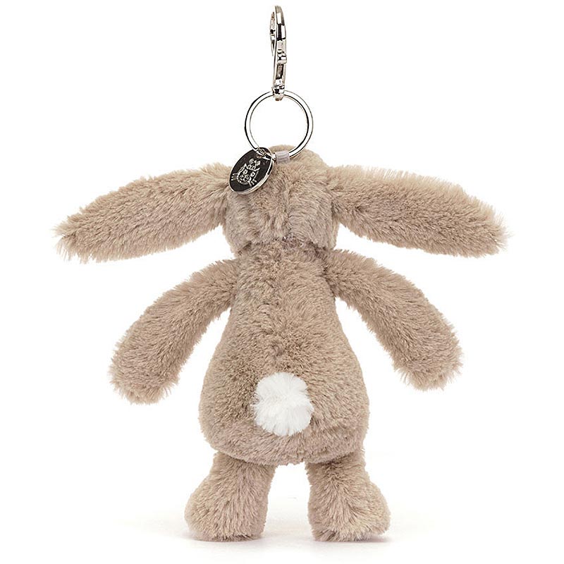 Blossom Beige Petal Bunny Bag Charm