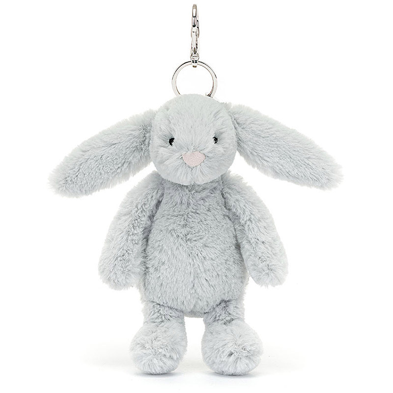 Bashful Silver Bunny Bag Charm