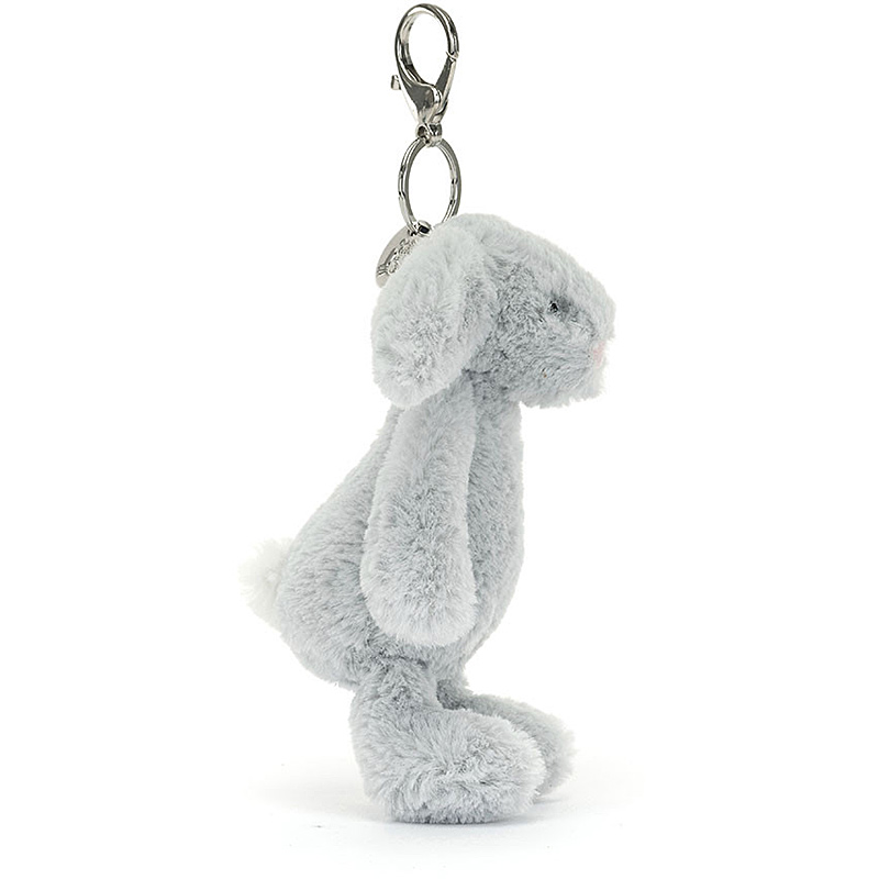 Bashful Silver Bunny Bag Charm