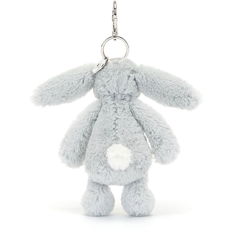 Bashful Silver Bunny Bag Charm