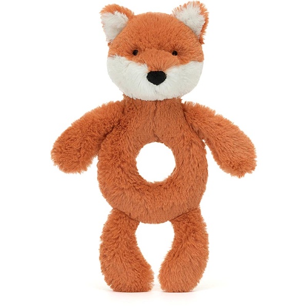 Bashful Fox Cub Ring Rattle