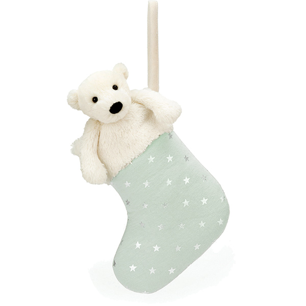 Bashful Polar Bear Stocking