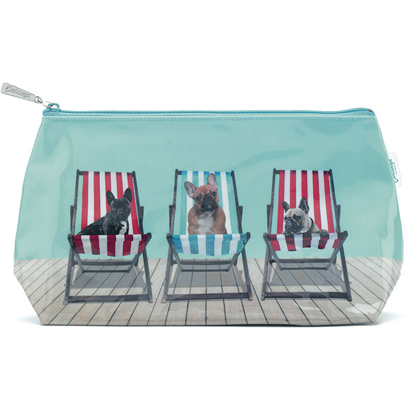 Deckchair Dogs Wash Bag