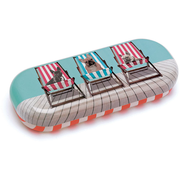 Deckchair Dogs Glasses Case