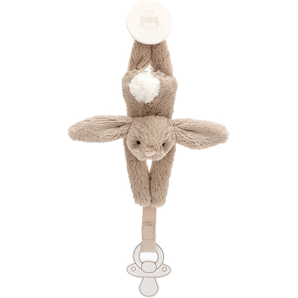 Bashful Beige Bunny Dummy Holder