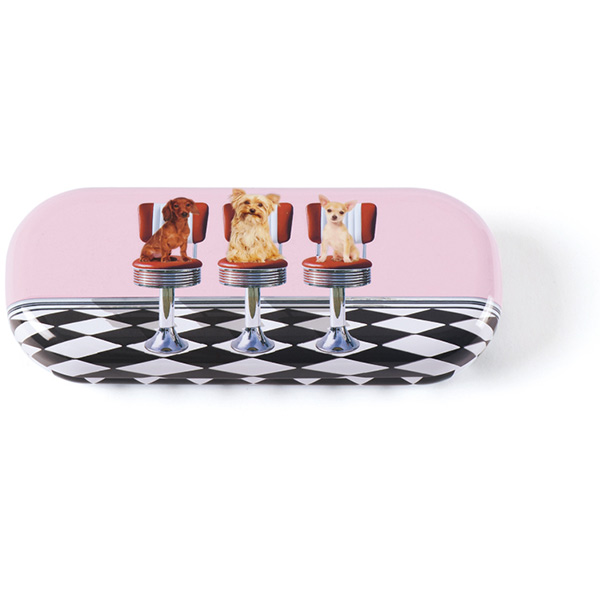 Diner Dogs Glasses Case