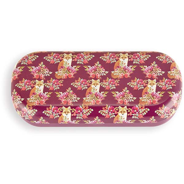 Fox Print Glasses Case