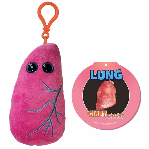 Lung Keyring