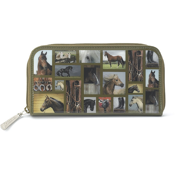 Horse Gallery Zip Wallet