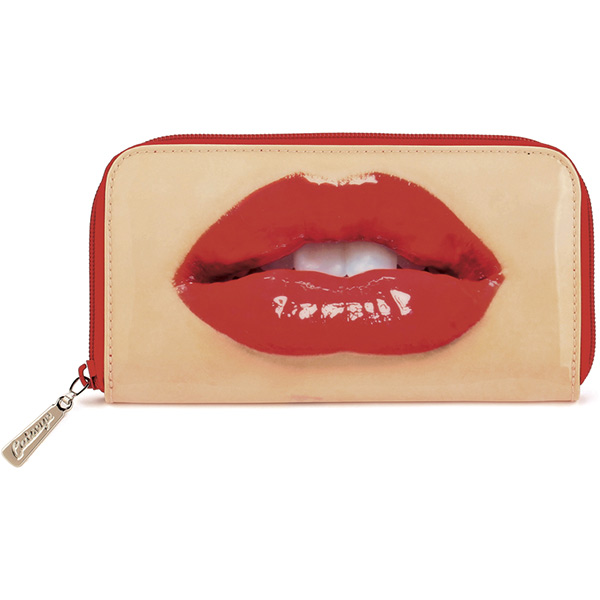 Lips Zip Wallet