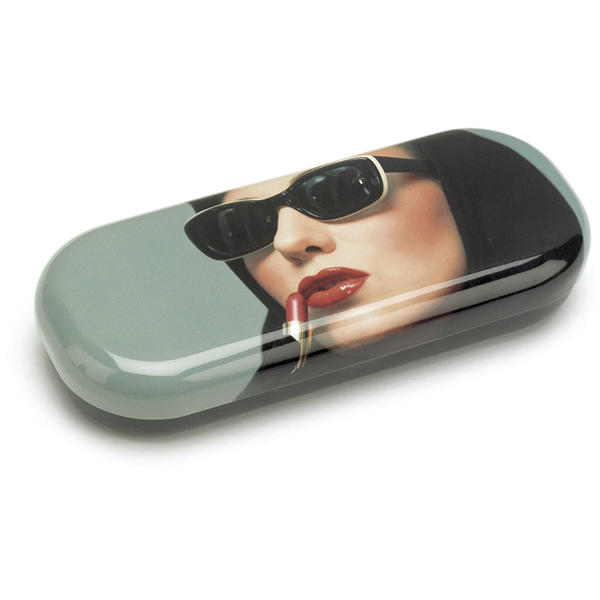 Lipstick Woman Glasses Case