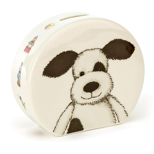 Bashful Puppy Ceramic Money Box