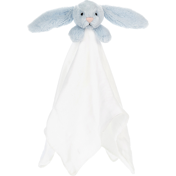 Bashful Blue Bunny Muslin Soother