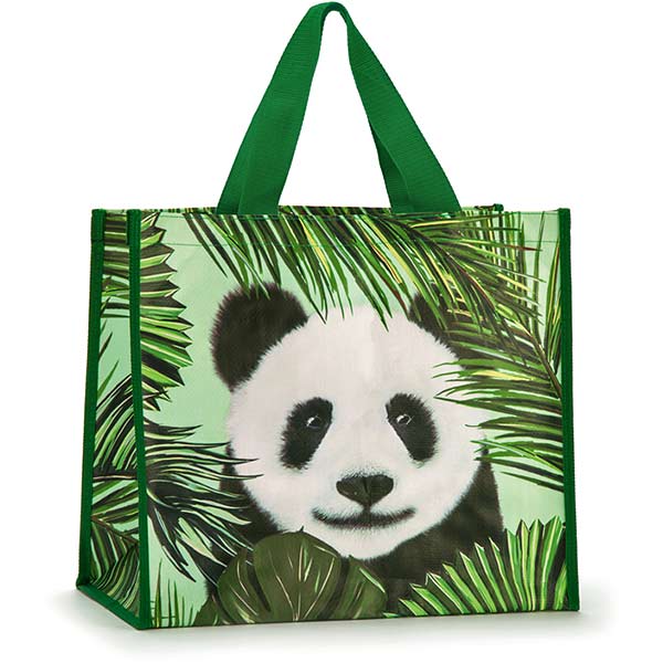 Panda in Palms Shopper