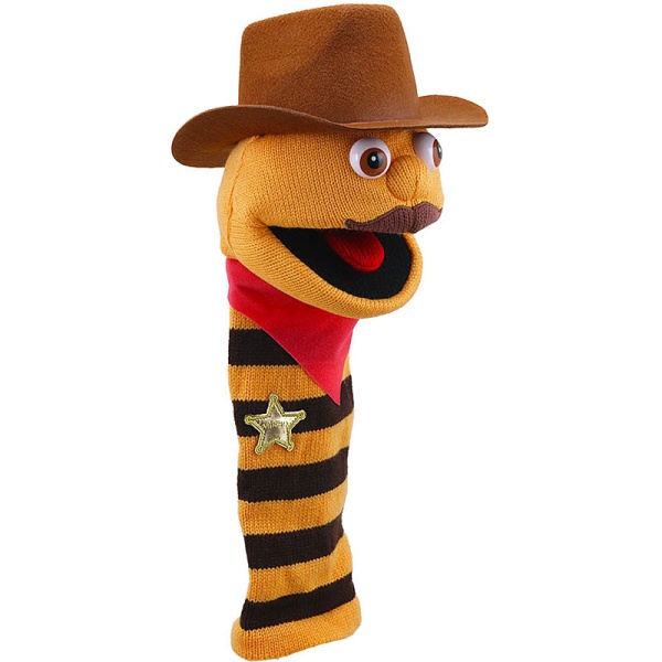 Sockettes Cowboy Puppet