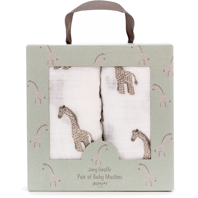 Joey Giraffe Muslin Cloths