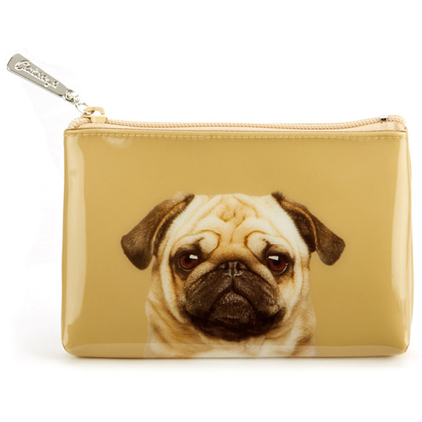 Pug on Caramel Pouch