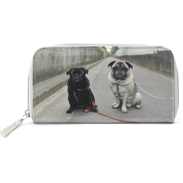 Road Pugs Zip Wallet