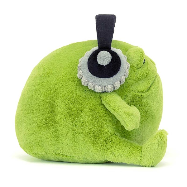 Ricky Rain Frog with Headphones