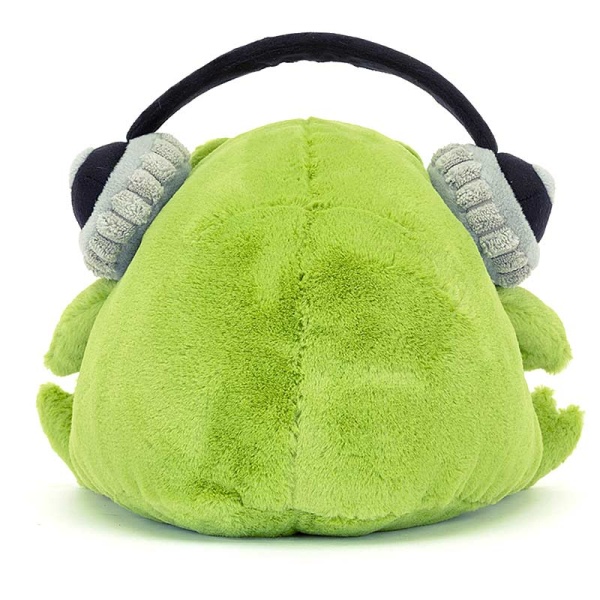 Ricky Rain Frog with Headphones