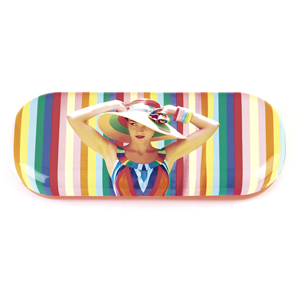 Rainbow Woman Glasses Case