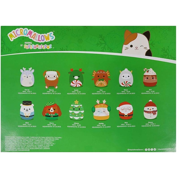 Squishmallows MicroMallow 12 Day Advent Calendar