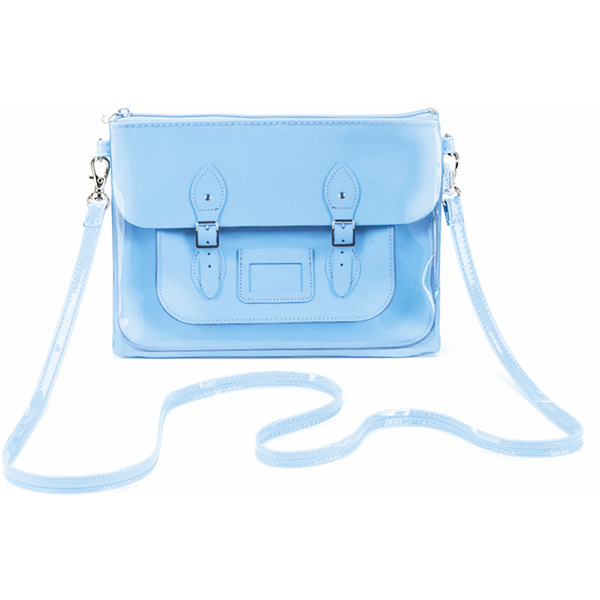 Blue Satchel Cross Body Bag