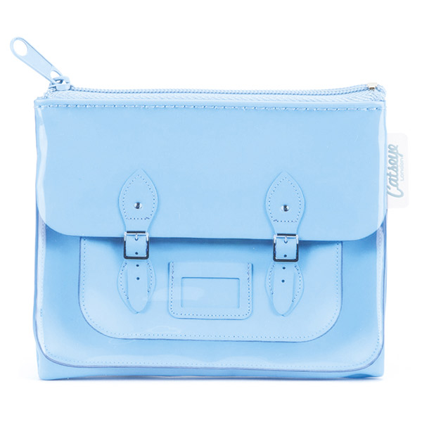 Blue Satchel Coin Purse