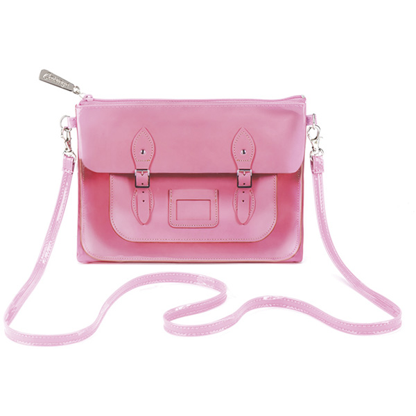 Pink Satchel Cross Body Bag