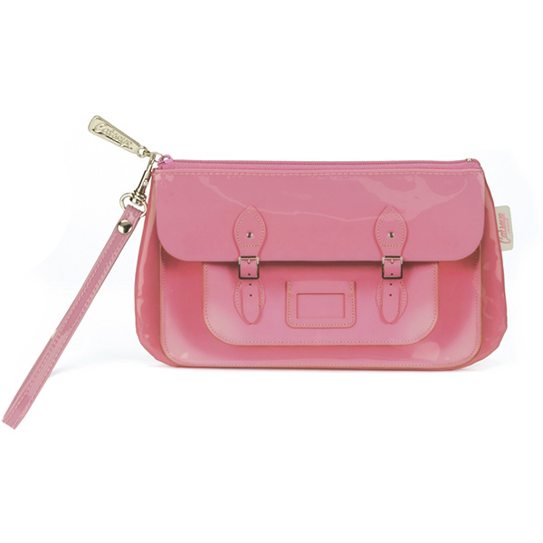 Pink Satchel Wristlet